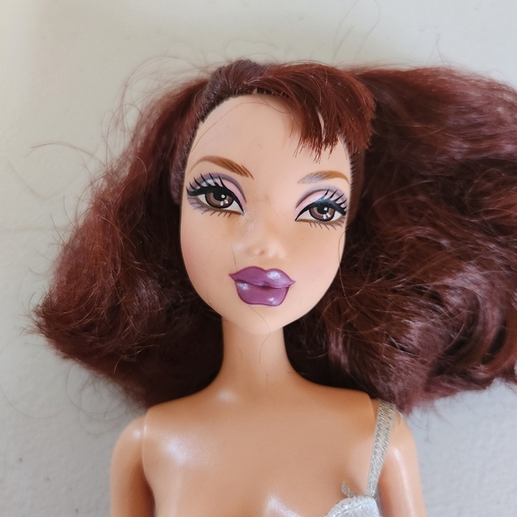 Barbie My Scene Chelsea Doll Auburn Red Ponytail Hair Parts Project Restoration - Picture 4 of 8